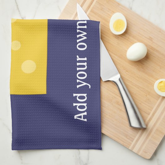 Deze Big Cheese-afbeelding aanpassen Theedoek (Quarter Fold)