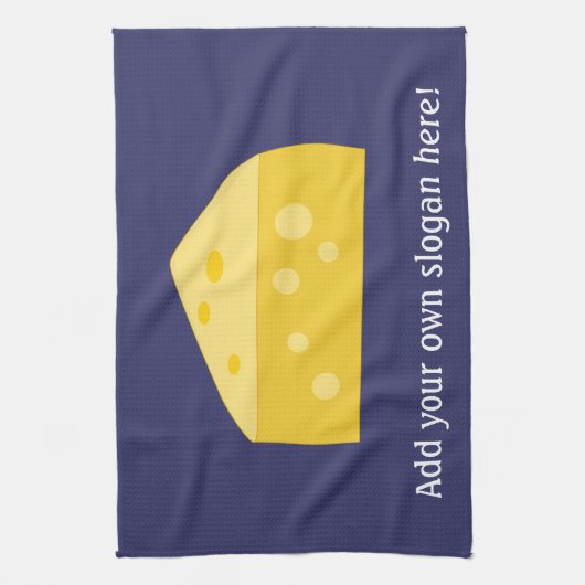 Deze Big Cheese-afbeelding aanpassen Theedoek (Verticaal)