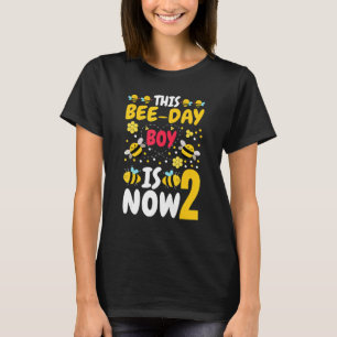 Deze bijendag jongen is nu 2 2e verjaardag 2 jaar t-shirt