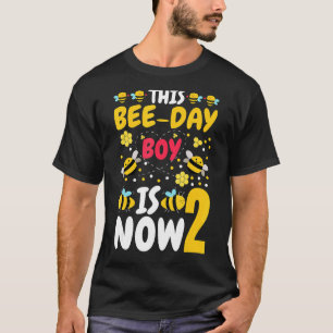 Deze bijendag jongen is nu 2 2e verjaardag 2 jaar t-shirt