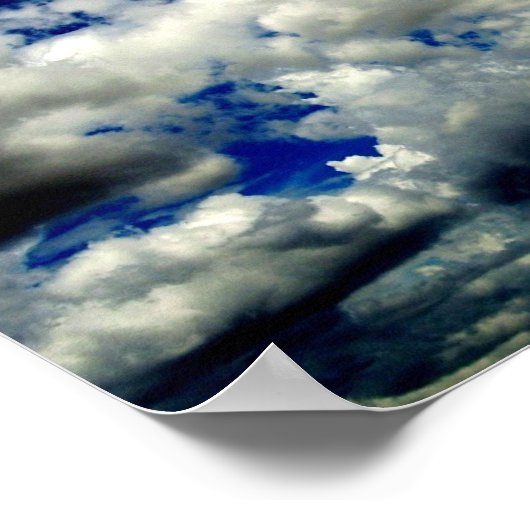 Deze blauwe hemel waar ik van hou poster (Hoek)