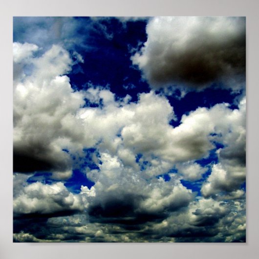 Deze blauwe hemel waar ik van hou poster (Voorkant)