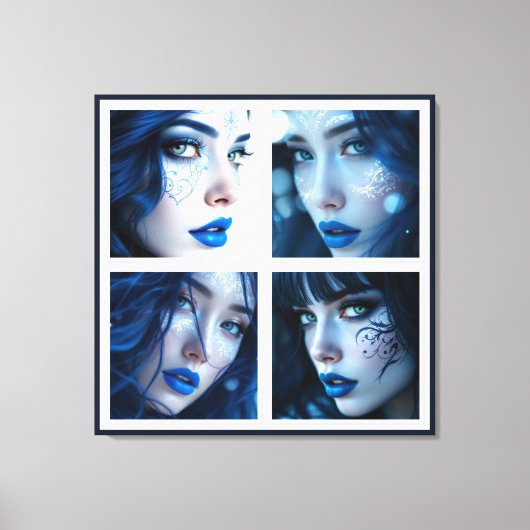 Deze Blauwe Ogen Canvas Afdruk (Voorkant)