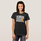 Deze Boogschutter houdt van hardlopen T-shirt (Voorkant volledig)