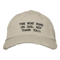 Deze boot vaart op gas... Niet "dank je wel"