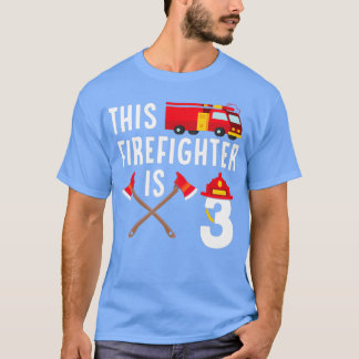 Deze brandweerman is 3 grappige grafische ontwerpe t-shirt