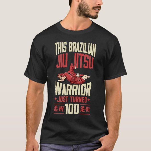 Deze Braziliaanse Jiu Jitsu Warrior maakte 100 B. T-shirt (Voorkant)
