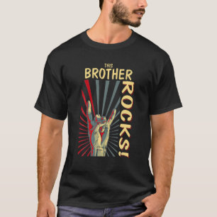 Deze Broer Rocks  Retro concert 70S 80S F T-shirt