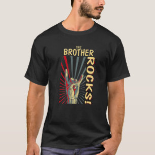 Deze Broer Rocks Retro concert 70S 80S F T-shirt