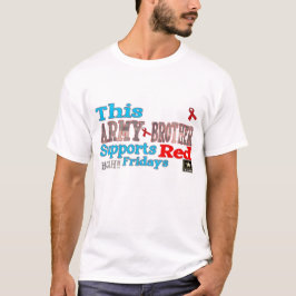Deze broer van ARMY draagt rood T-shirt