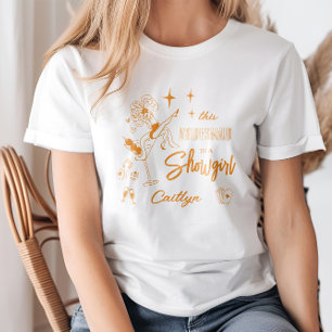 Deze bruidsmeisjes zijn show girls vrijgezellenfee t-shirt