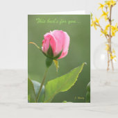 Deze Bud is voor jou Kaart (Gele Bloem)