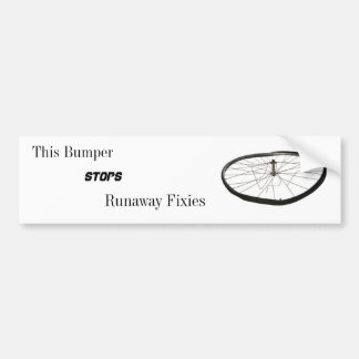 Deze bumper stopt met looptijden bumpersticker