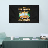 Deze buschauffeur is fantastisch spandoek (Beurs)