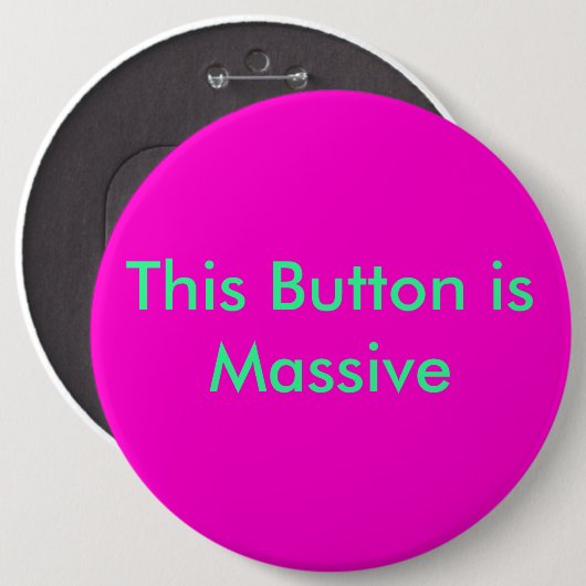 Deze Button is Massief (Voorkant /achterkant)