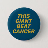 Deze Button van de Giant Beat Cancer (Voorkant)