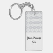 Deze cadeau aanpassen sleutelhanger (Voorkant Links)