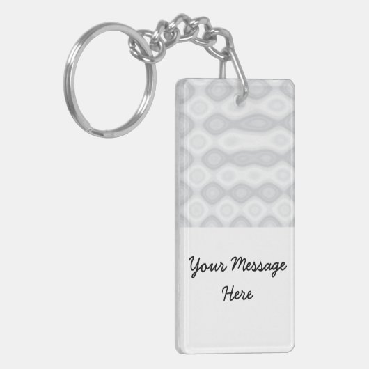 Deze cadeau aanpassen sleutelhanger (Voorkant Links)