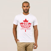 Deze Canadese geliefden lopen T-Shirt (Voorkant volledig)