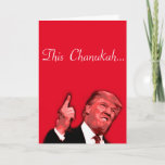 Deze Chanoeka wordt enorm, Trump satire kaart<br><div class="desc">Deze Chanokah wordt een enorme Donald Trump satire kaart van ontwerper Brad Hines</div>