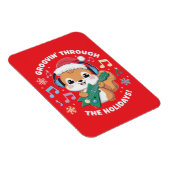 Deze charmante afbeelding toont een eekhoorn drage magneet (Rechterzijde)