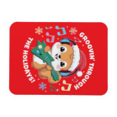 Deze charmante afbeelding toont een eekhoorn drage magneet (Horizontaal)