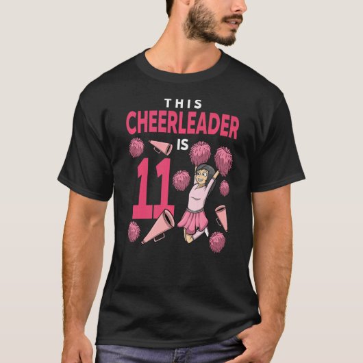 Deze Cheerleader is 11-jarige Cheerleading T-shirt (Voorkant)