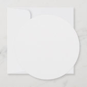 Deze cirkel is 10cm veel succes leuke zwangerschap kaart (Achterkant)