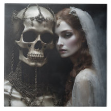 Deze close-up demonische bruid geketend door roest