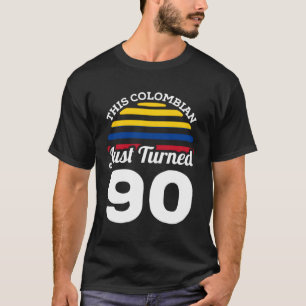 Deze Colombiaan werd 90 Colombia 90ste T-shirt