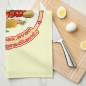 Deze Cook gebruikt wijn Theedoek (Quarter Fold)