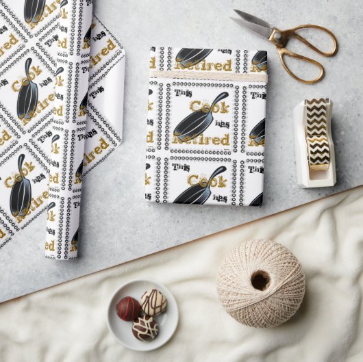 Deze Cook is in ruste Cadeaupapier (Crafts)