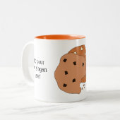 Deze Cookies-afbeelding aanpassen Tweekleurige Koffiemok (Voorkant links)