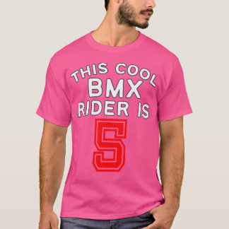 Deze coole BMX rijder is 5 grappige fiets BMX T-shirt