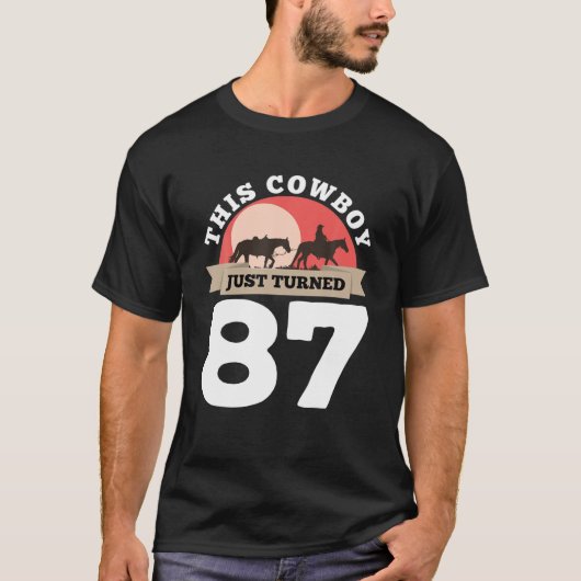 Deze cowboy maakte 87 - 87-jarige paarden R T-shirt (Voorkant)