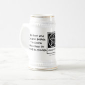 Deze Crone heeft Beer Pagan Wiccan Stein nodig Bierpul (Voorkant links)