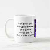 Deze Crone heeft thee nodig. Tea-verslaafden Cup/M Koffiemok (Links)