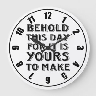 Deze dag Gepersonaliseerd de Klok van het Citaat