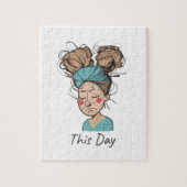 Deze dag | Het hebben van een moeilijke tijd Legpuzzel (Verticaal)