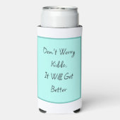 Deze dag | Het hebben van een moeilijke tijd Seltzer Blikjeskoeler (Seltzer Achterkant)