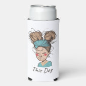 Deze dag | Het hebben van een moeilijke tijd Seltzer Blikjeskoeler (Seltzer Voorkant)