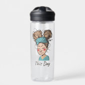 Deze dag | Het hebben van een moeilijke tijd Waterfles (Voorkant)