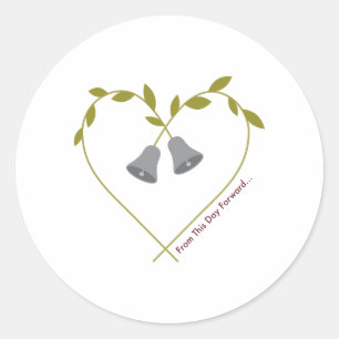 Deze dag vooruit ronde sticker