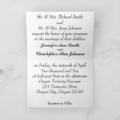 Deze dag zal ik mijn beste vriend trouwen-vouwkaar bedankkaart (Binnen)