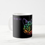 Deze dame heeft Cattitude. Koffiemok (Voorkant links)