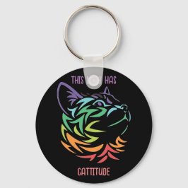 Deze dame heeft dankbaarheid sleutelhanger