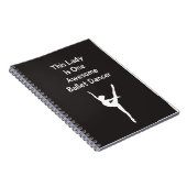 Deze dame is een Geweldige: Lined Journal Notitieb Notitieboek (Rechterzijde)