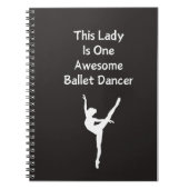 Deze dame is een Geweldige: Lined Journal Notitieb Notitieboek (Voorkant)