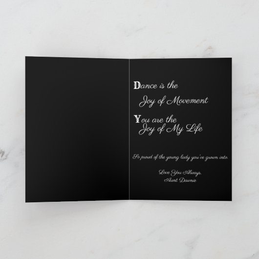 Deze dansdag Kaart personaliseren (Binnen)