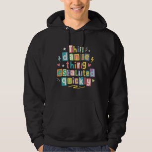 Deze danssituatie escaleerde snel hoodie